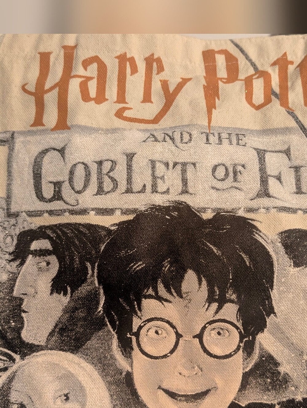 Hayyt Potter And The Goblet Of Fire Out Of Print Bag Large - Picture 2 of 9